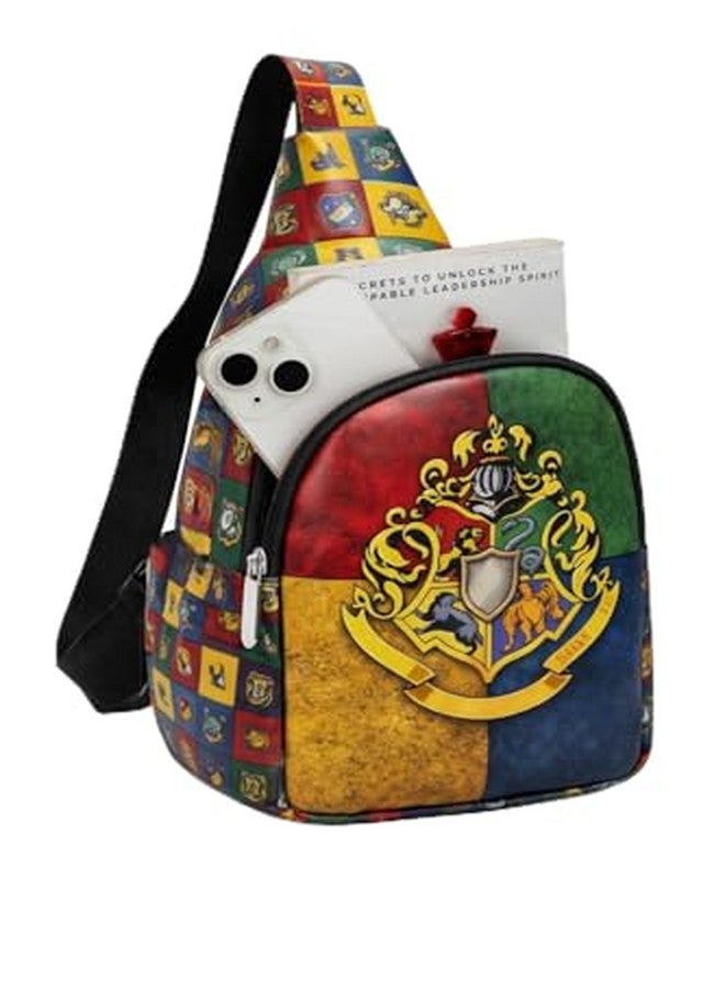 GLITREEPROPS Harry Potar Mini chestbag for kids, Canvas Hogwarts Backpack Purse Crossbody travel Shoulder Bag for Adults, Teens - Image 1